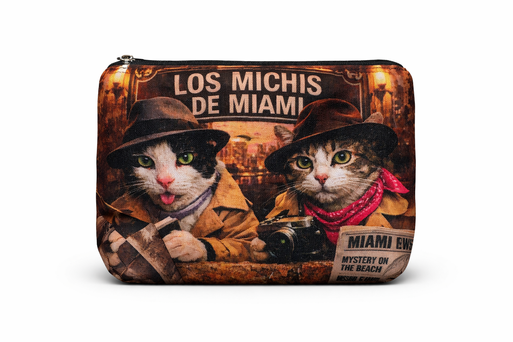 Neceser - bolsito Michis Detectives-vintage edition