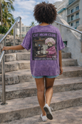 CAT MOM CLUB camiseta manga corta oversize