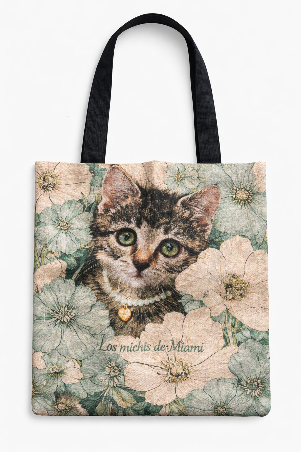 PREVENTA - Michi en flor - Tote bag