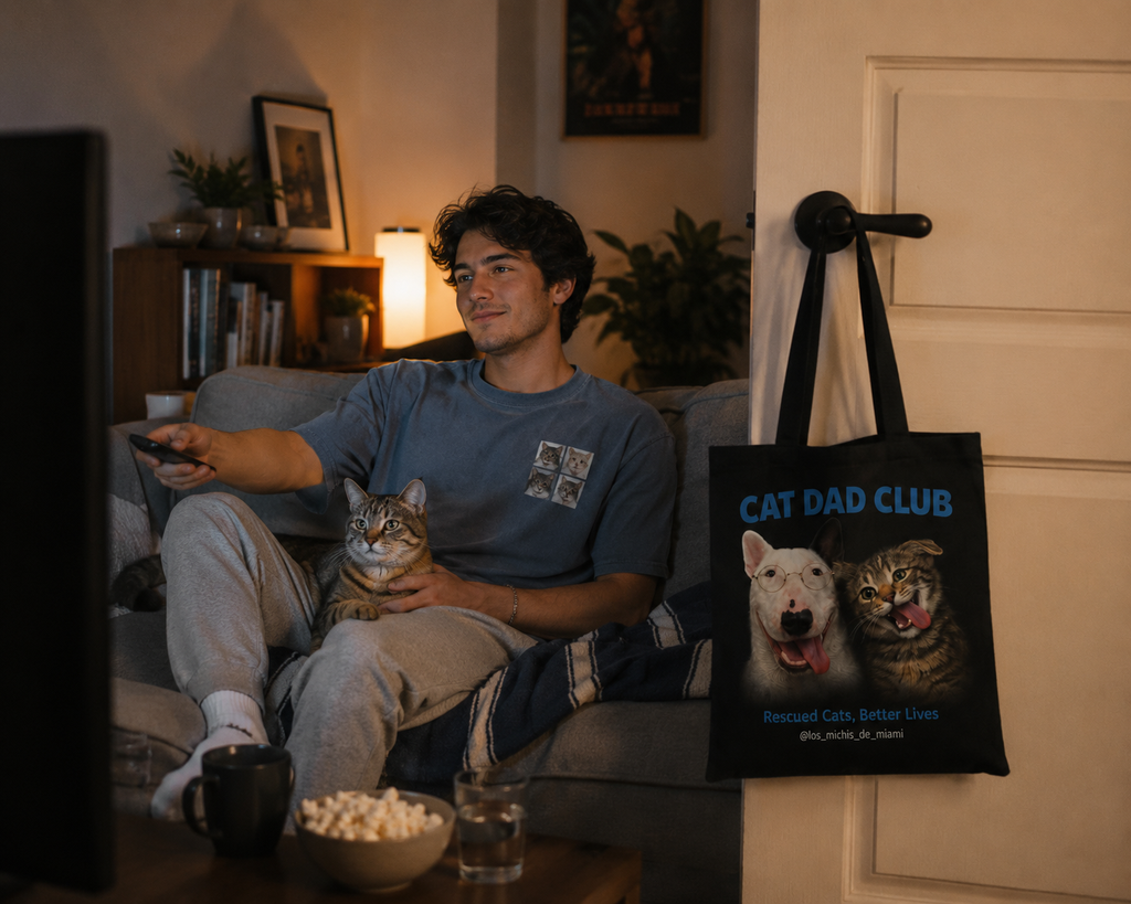PREVENTA - Cat Dad Club - Tote bag